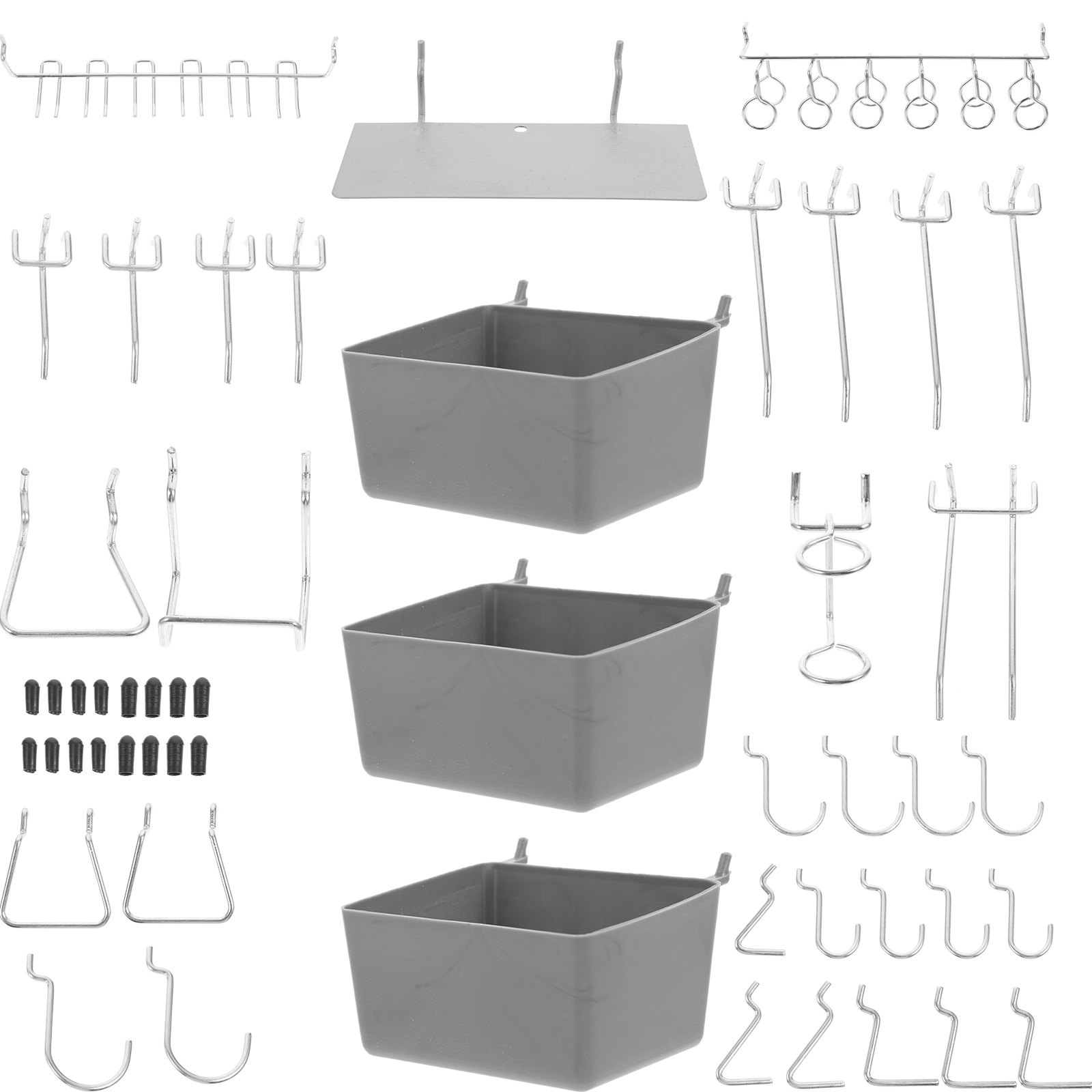Workshop Tools Kit - 140Pcs Pegboard Hooks Organizer Kit Durable
