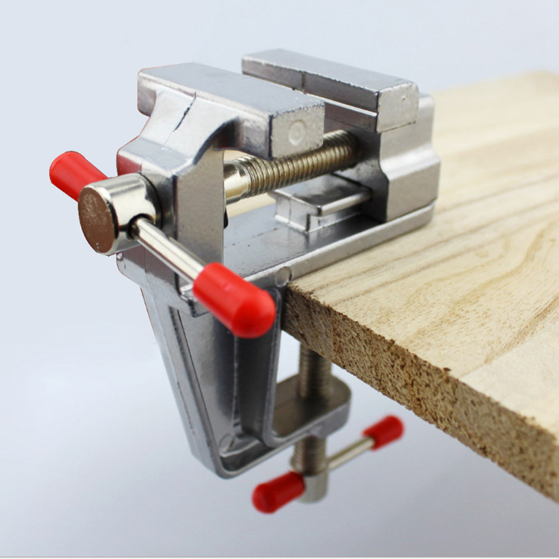 Drill Press Bench - Mini Bench Vise Muliti-Funcational 3.5&quot Aluminum