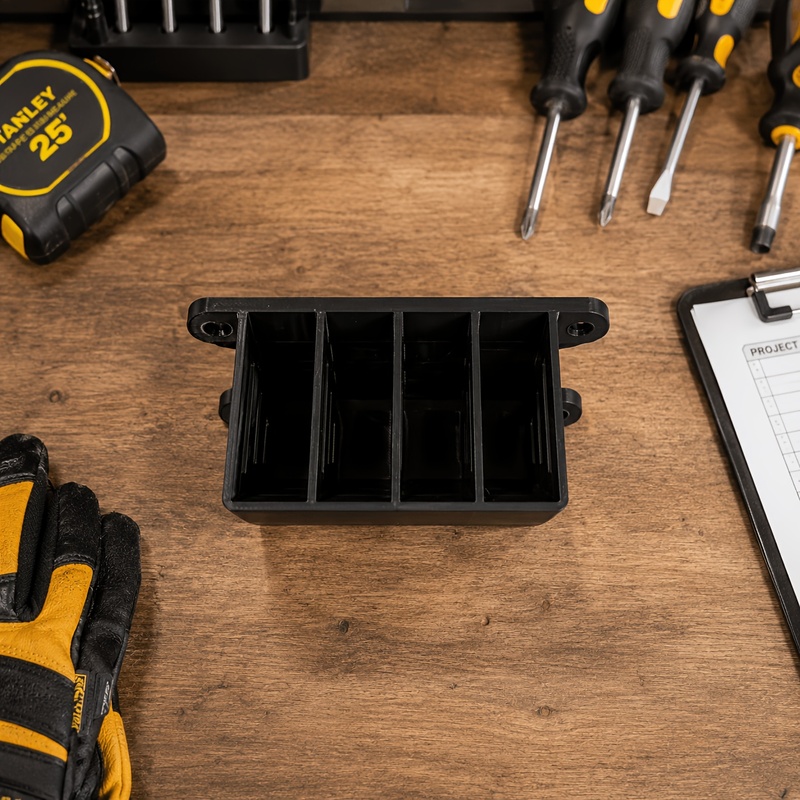 3D‑Printed Wall‑Mounted 4‑Slot - огляд і ціна Workshop Tools Knife