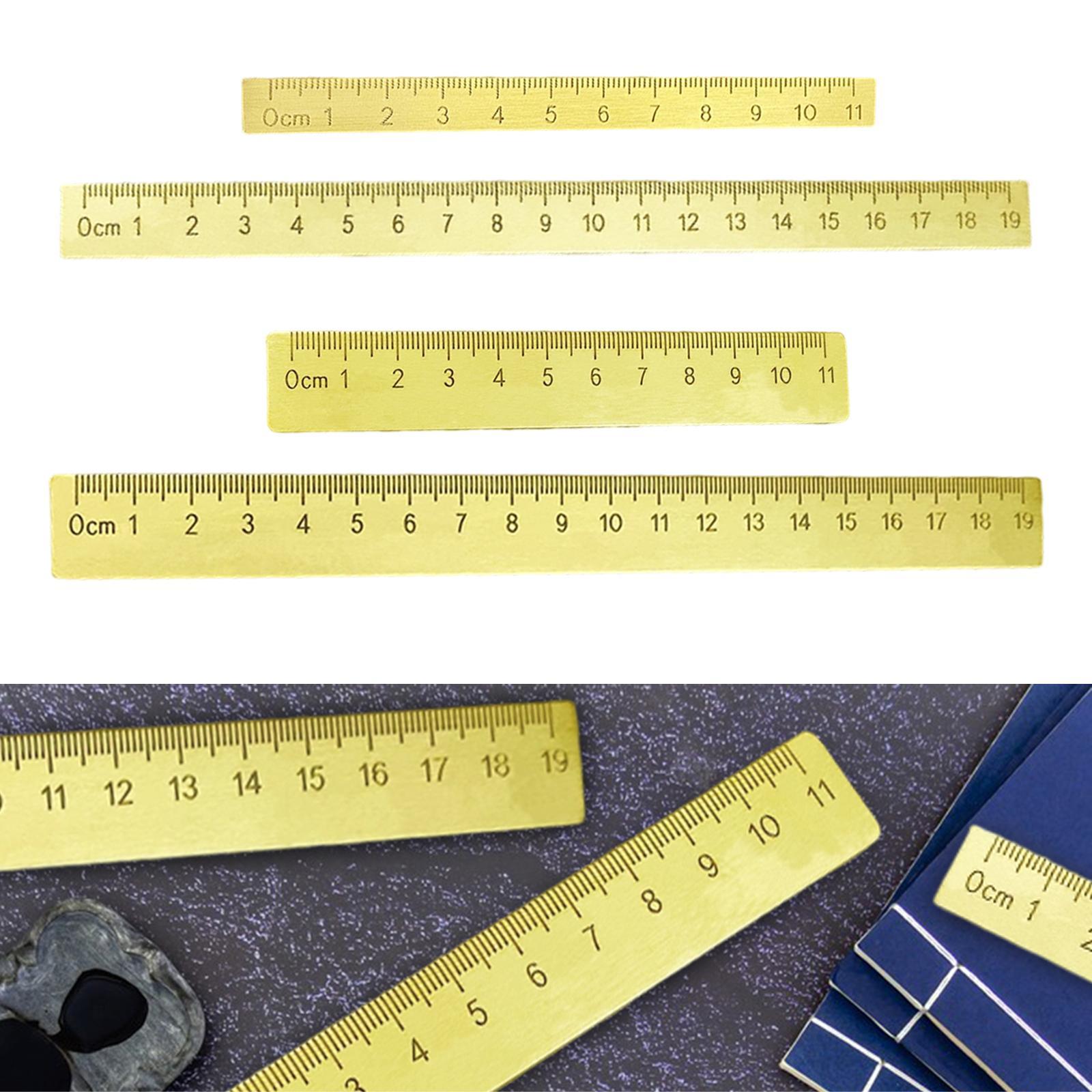 Brass Ruler Paperweight Decora - огляд і ціна Workshop Tools Drawing