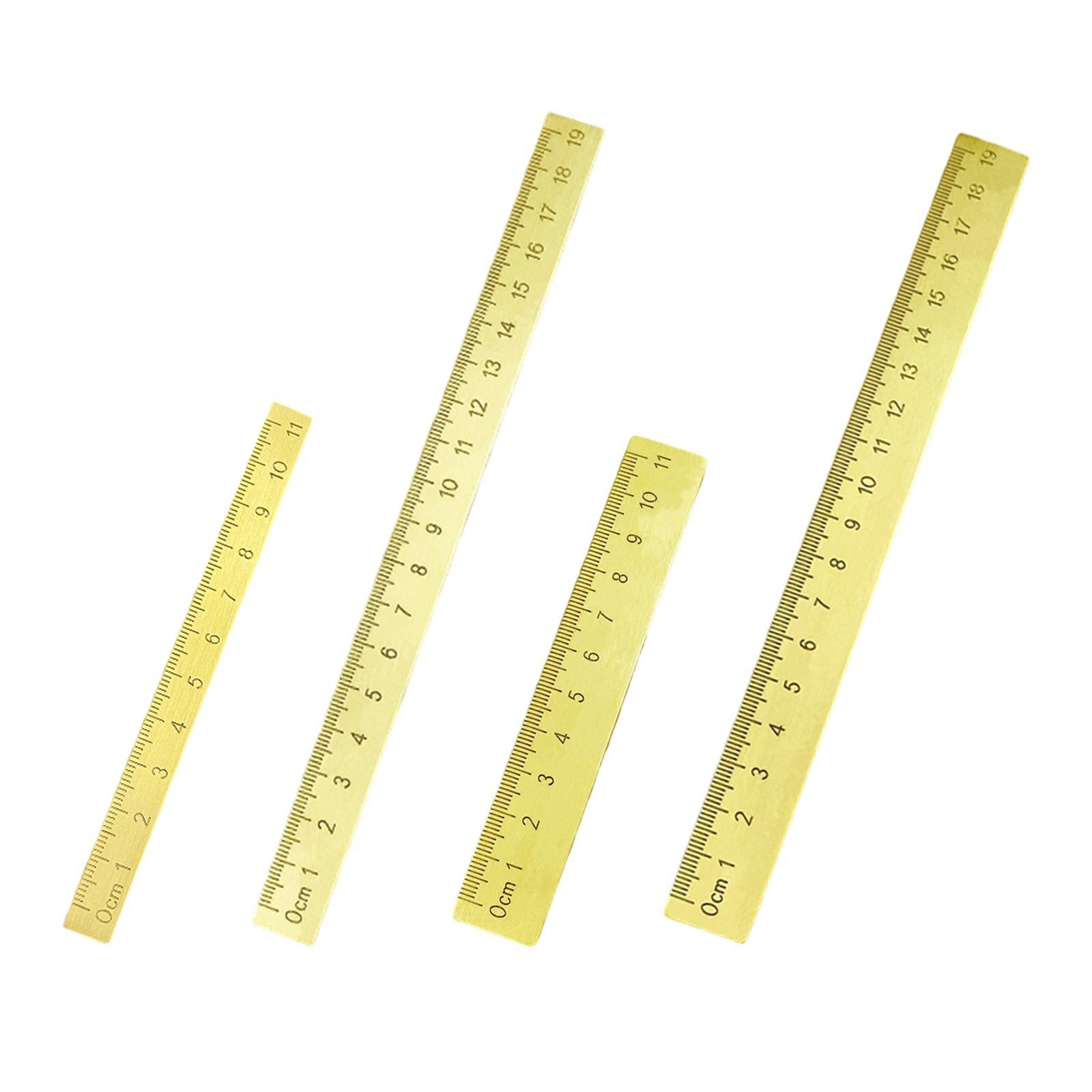 Brass Ruler Paperweight Decora - огляд і ціна Workshop Tools Drawing
