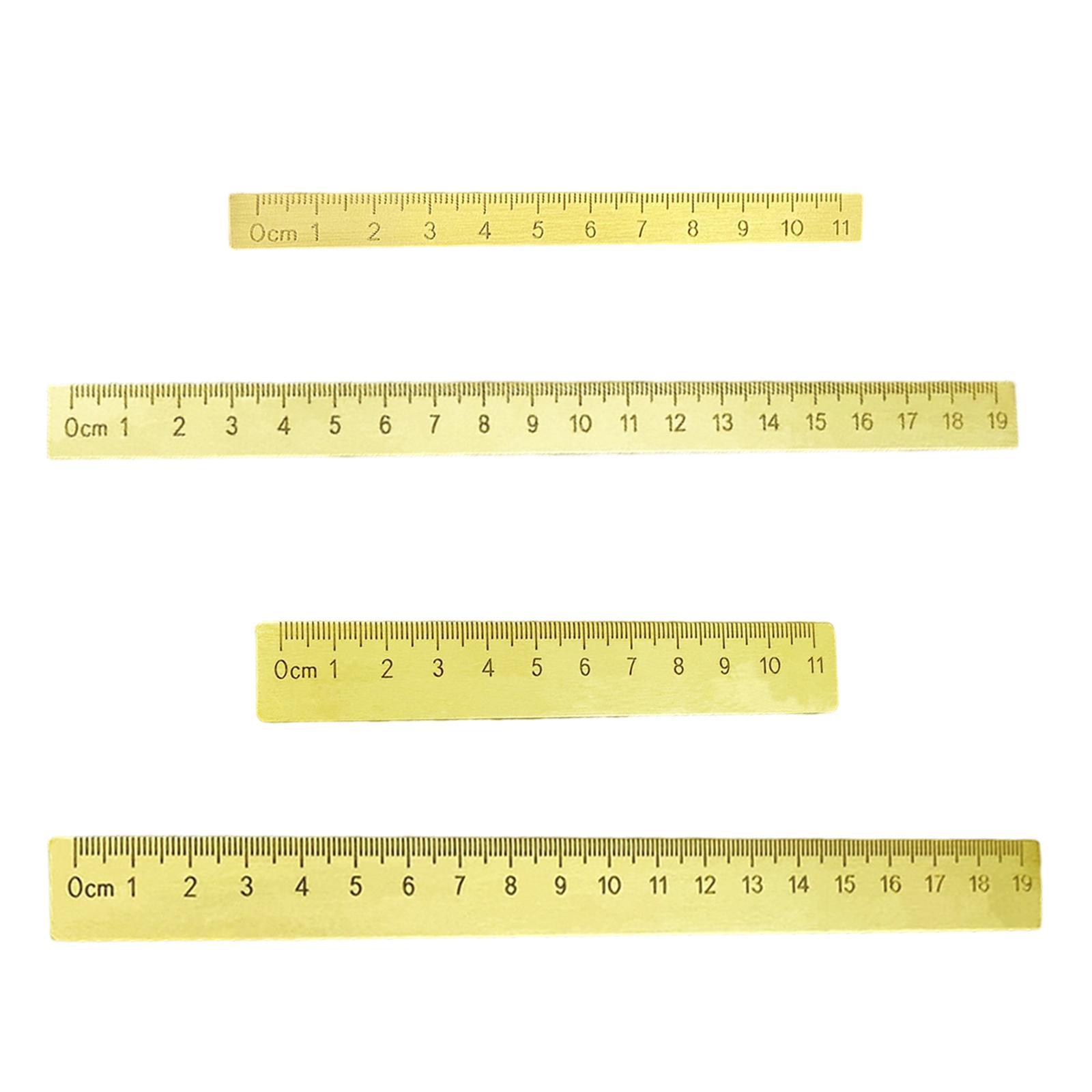 Brass Ruler Paperweight Decora - огляд і ціна Workshop Tools Drawing