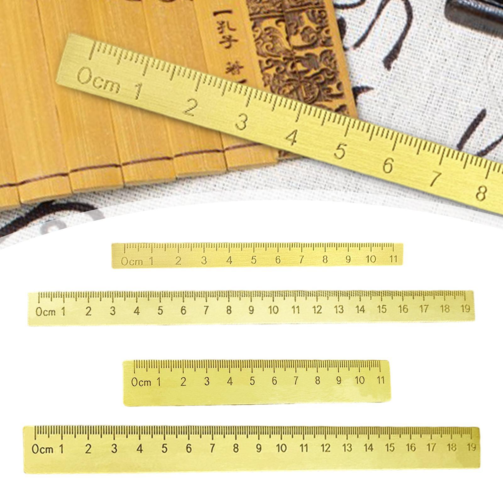 Brass Ruler Paperweight Decora - огляд і ціна Workshop Tools Drawing