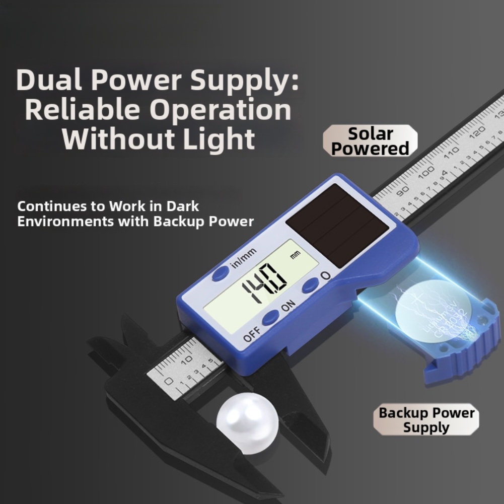 1pc Solar Powered Digital Vern - огляд і ціна Workshop Layout Tools