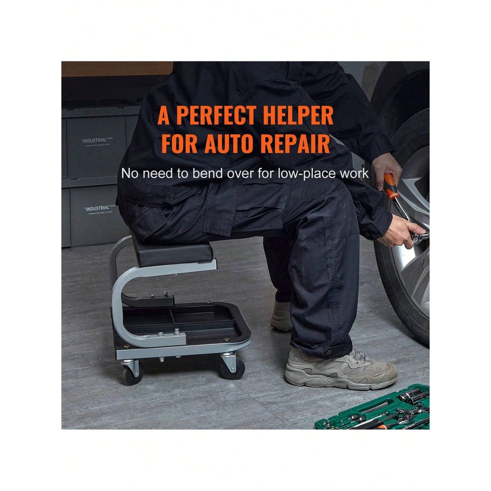 Creeper Garage Shop Seat 250 L - огляд і ціна Tools Mechanical Workshop