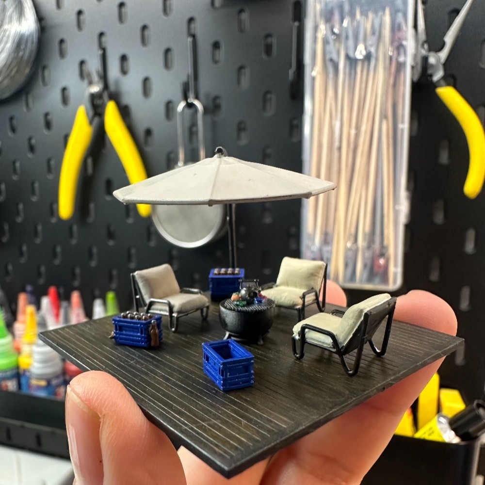 Diorama 1/64 Leisure Terrace M - огляд і ціна Tools Workshop For Kids