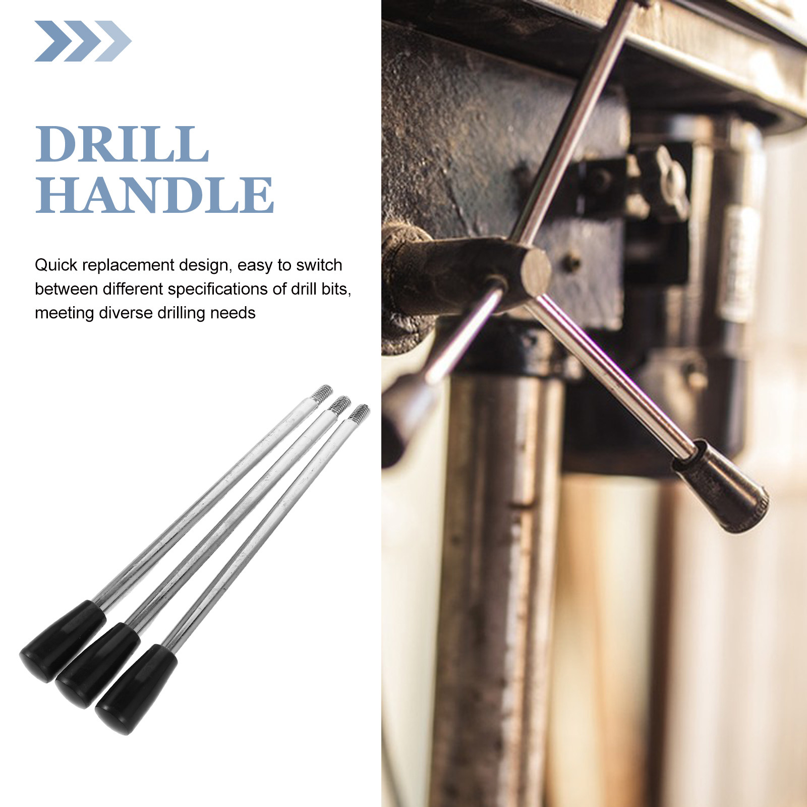 2Pcs Bench Drill Handle M8 Rev - огляд і ціна Drill Press Bench