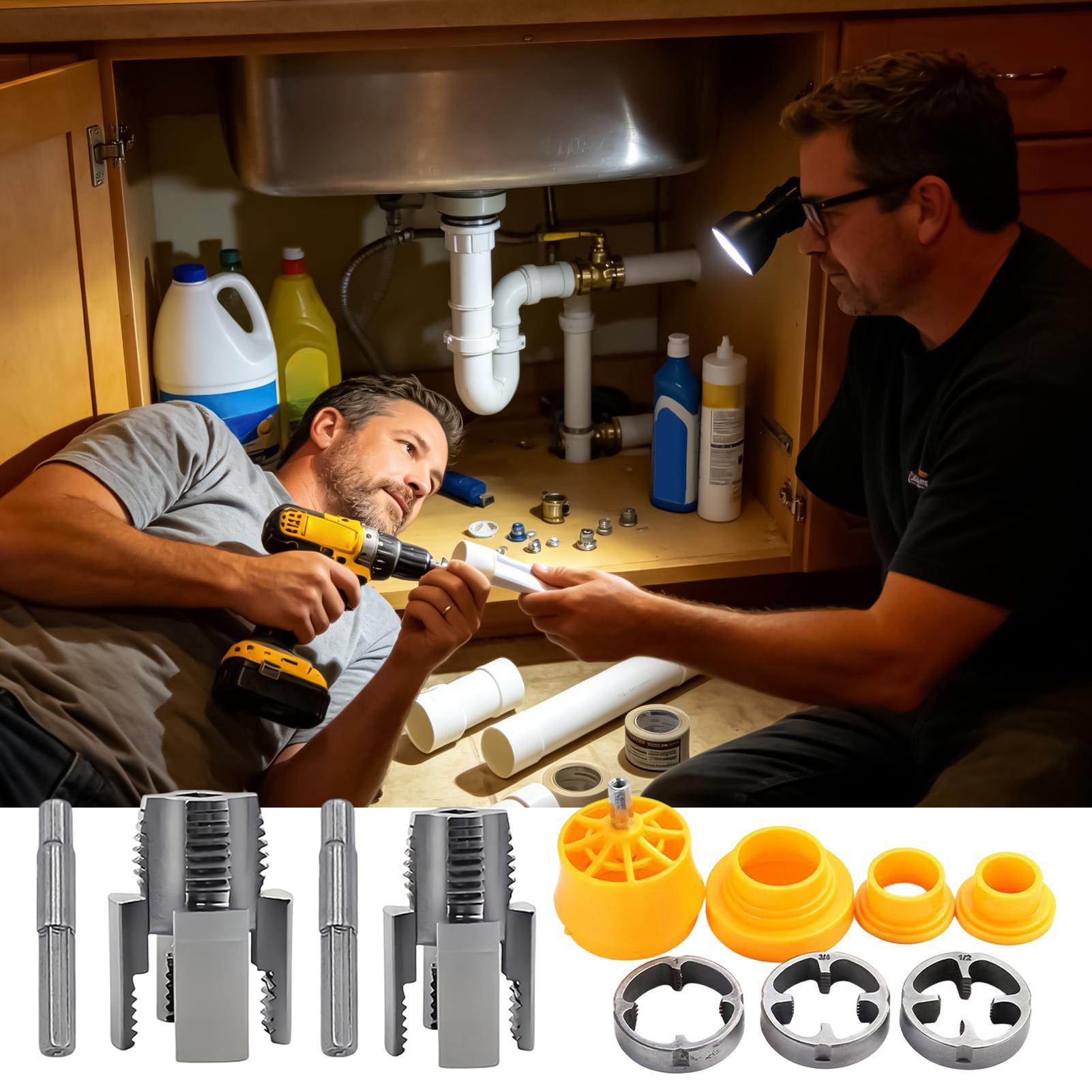 PVC Pipe Threader Kit Metal Mu - огляд і ціна Workshop Tools Kit