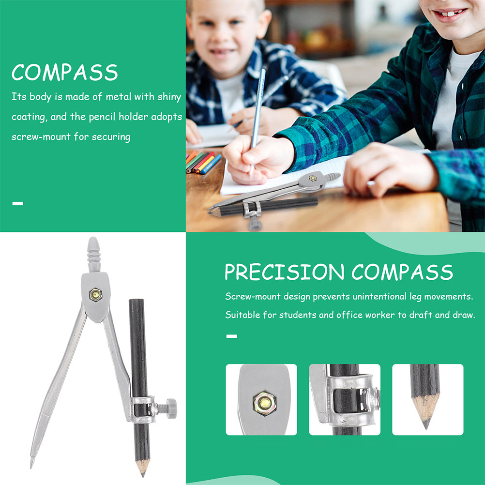 5Pcs Compass for Drawing Circl - огляд і ціна Workshop Tools Drawing