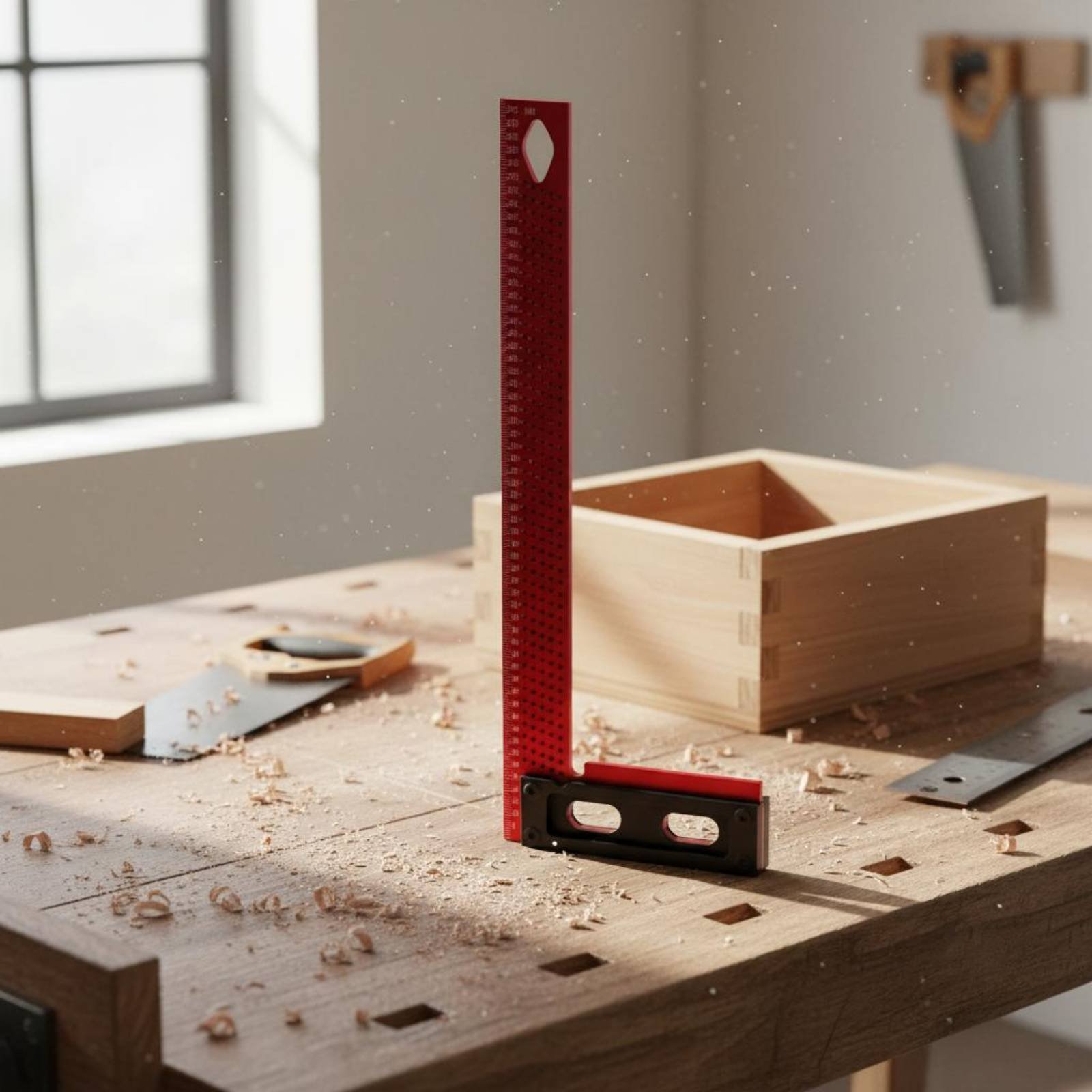 L-Shaped Marking Ruler Aluminu - огляд і ціна Workshop Layout Tools