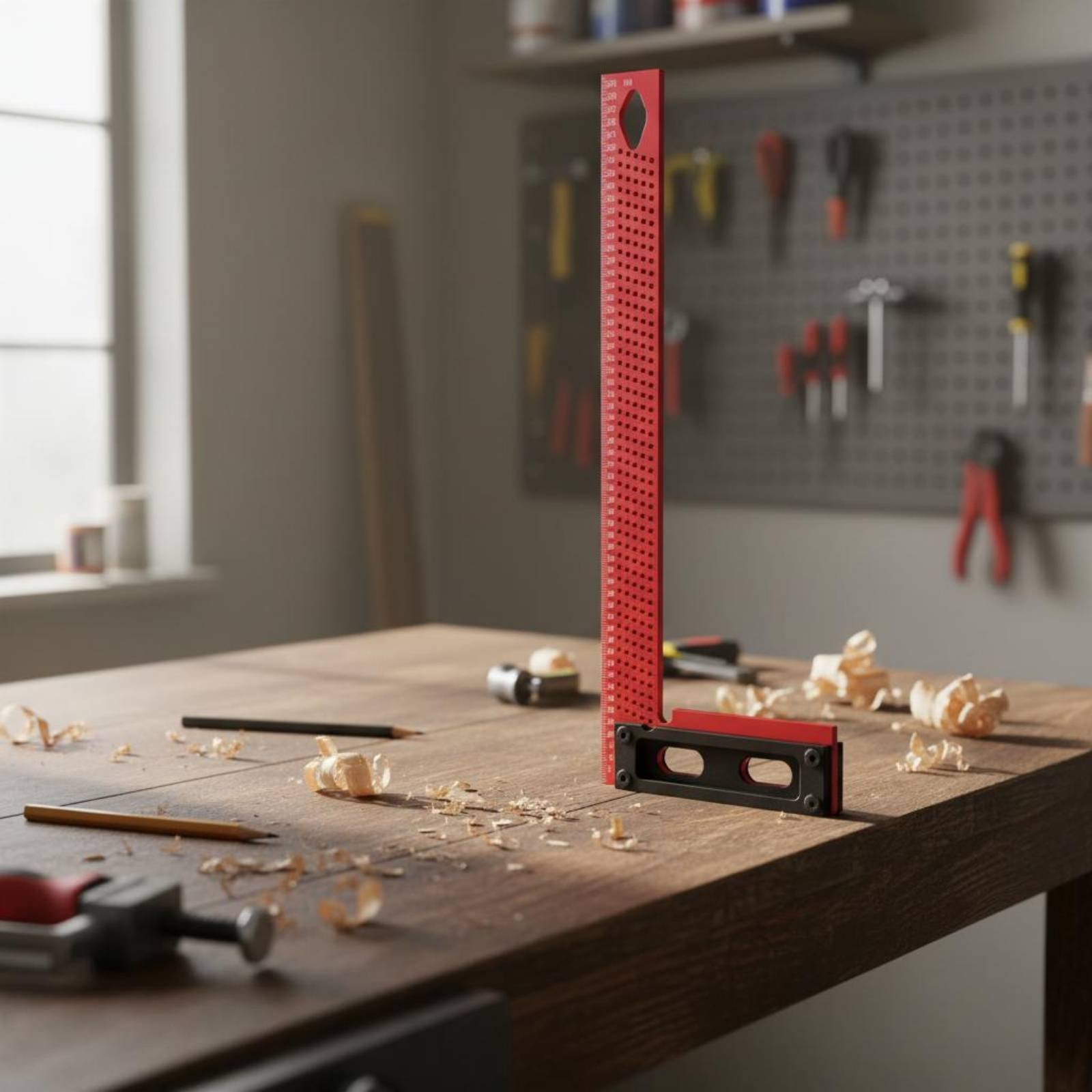 L-Shaped Marking Ruler Aluminu - огляд і ціна Workshop Layout Tools