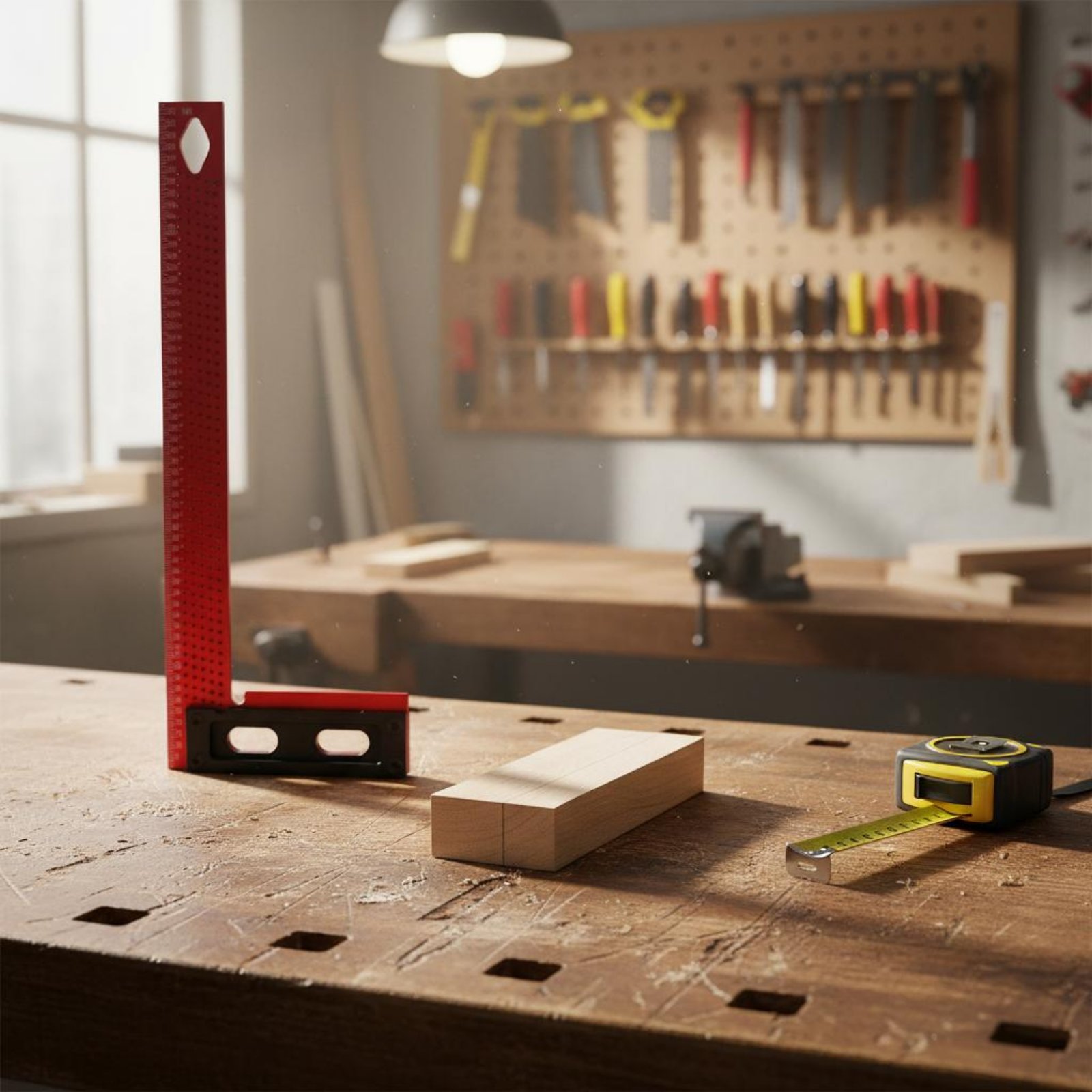 L-Shaped Marking Ruler Aluminu - огляд і ціна Workshop Layout Tools